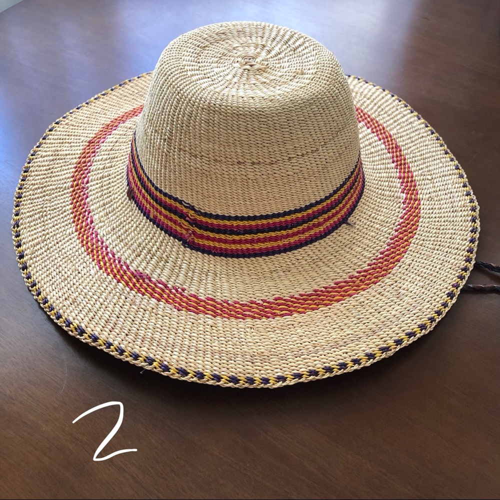🌻 African Wide Brim Woven Straw Sun Hats 🌻 - Picture 6 of 8